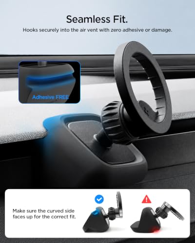 Spigen Tesla Air Vent MagSafe Mount for Model Y Juniper & YL & 3 Highland - size: Center Vent