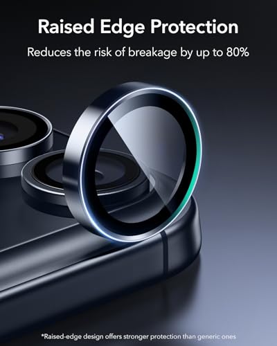 ESR for iPhone 17 Pro Max/17 Pro Camera Lens Protector, 1 Pack, Blue - color: Blue