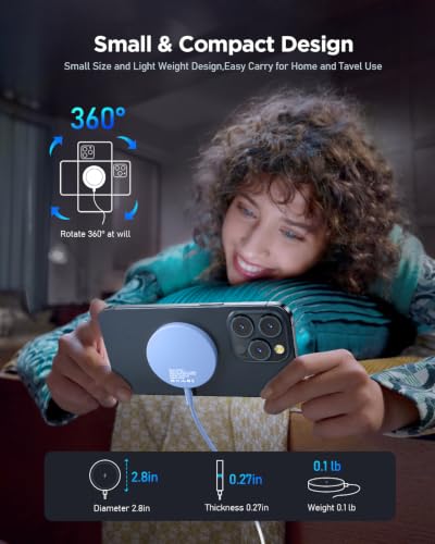 Magnetic Wireless Charger - color: Blue
