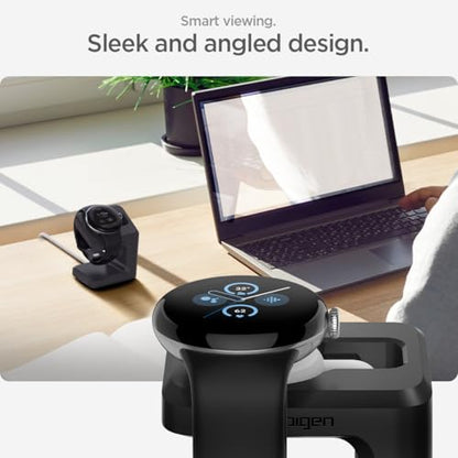 Spigen for Pixel Watch 3/2 45mm 41mm Charger Stand,