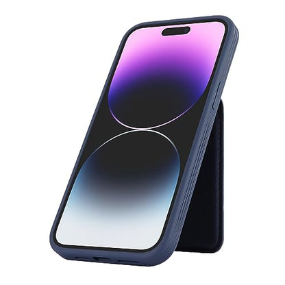 iCoverCase Wallet Case for iPhone 13 Pro Max/12 Pro Max Compatible with MagSafe, Magnetic Detachable Card Slots Holder PU Leather Kickstand Wireless Charging Case 6.7 Inch (Dark Blue) - color: Dark Blue