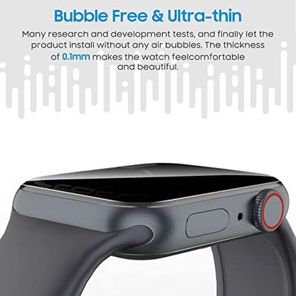 UniqueMe 6 Pack Privacy Screen Protector Compatible with Apple Watch 40mm - size: 40mm