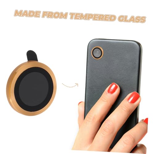 Tofficu 3pcs Tempered Glass Lens Protector for Scratch Resistant Camera Lens Cover High Transparency for Optimal Photo Quality Easy Installation