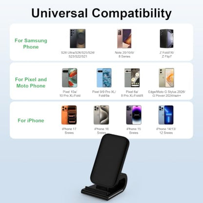 Pixel 11 Wireless Charger Stand for Google Pixel 11/10 Pro XL/Fold/9 Pro/8a - color: Black