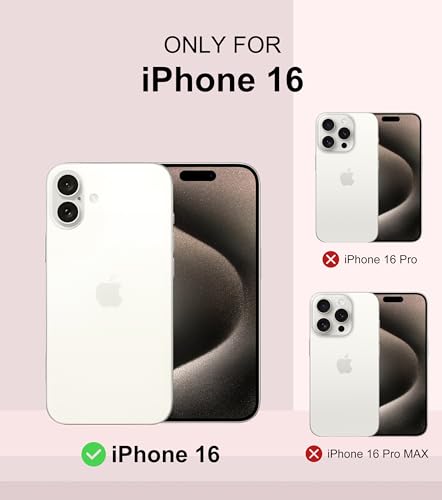 ArtsEvo Strong Magnetic for iPhone 16 Case, Compatible with MagSafe, 360° Military-Grade Protection, Slim Translucent Matte Phone Case, Purple - color: Purple, size: iPhone 16