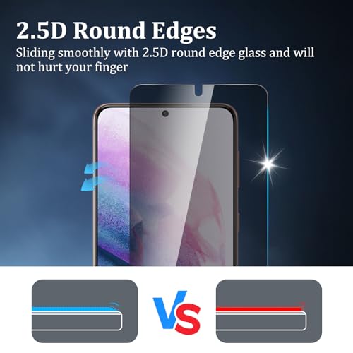 2+2 Pack Privacy Screen Protector for Samsung Galaxy S21 Plus 5G - size: Galaxy S21 Plus 2+2 Pack