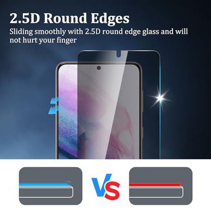 2+2 Pack Privacy Screen Protector for Samsung Galaxy S21 Plus 5G - size: Galaxy S21 Plus 2+2 Pack