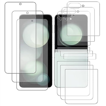 [3 Sets 12PCS Matte Screen Protector for Z Flip 5,Soft TPU Film Ultra-Thin Anti-Glare Screen Protectors for Samsung Galaxy Z Flip 5 2023 - size: for Z Flip 5
