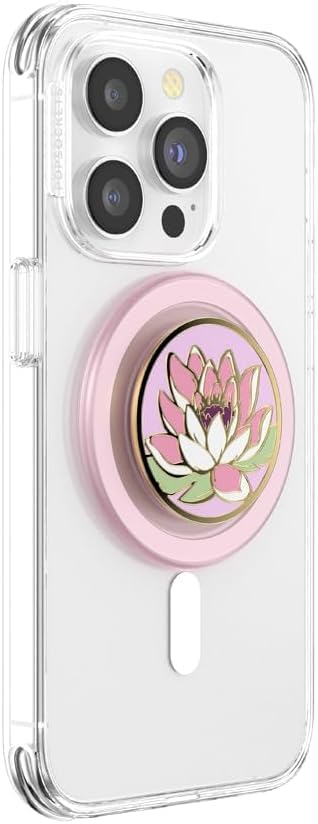 PopSockets Phone Grip for MagSafe, Magnetic Holder- Water Lily - color: Water Lily MagSafe, style: MagSafe