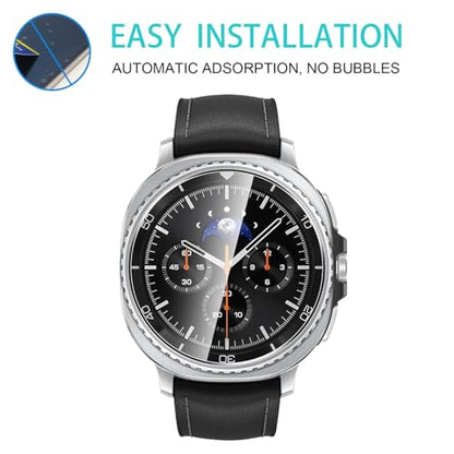 5 Pack Tempered Glass for Samsung Galaxy Watch 8 CLASSIC 46mm Screen Protector,9H Hardness,Anti-Fingerprints,No Bubbles,HD-Clear,Full Coverage Watch Film for Samsung Watch 8 CLASSIC 46mm - color: Samsung Galaxy Watch 8 CLASSIC 46mm