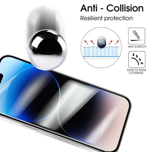2pcs High Sensitive Hydrogel film Compatible with iPhone 17 6.3"