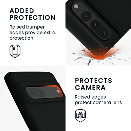 kwmobile Case Compatible with Google Pixel 7 Pro Case - TPU Silicone Phone Cover with Soft Finish - Black - color: black, size: Pixel 7 Pro