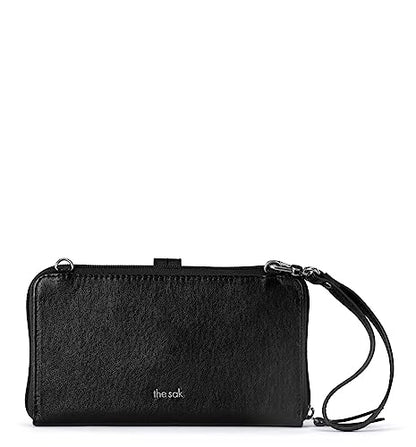 The Sak Iris Smartphone Crossbody Purse - Small Women's Cellphone Bag & Wallet For Everyday- Convertible Wristlet With Zipper | Fits Most Smartphones, Card Slots & Zip Pocket, Detachable Wristlet & Crossbody Straps, Hands-Free for Travel & Errands - color