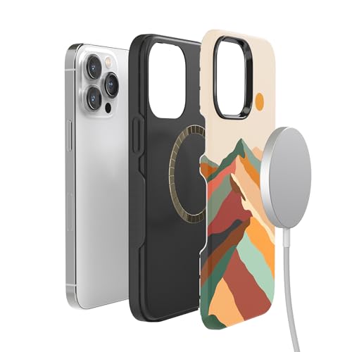 Casely iPhone 14 Pro Max Case | Magic Mountain | Colorblock | Bold Protective Design | Compatible with MagSafe - color: Magic Mountain | Colorblock