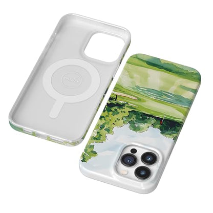 Casely iPhone 14 Pro Case | Clubhouse | Tee Time | Compatible with MagSafe | Classic Ultra Thin Design - color: Clubhouse | Tee Time, size: Iphone 14 Pro