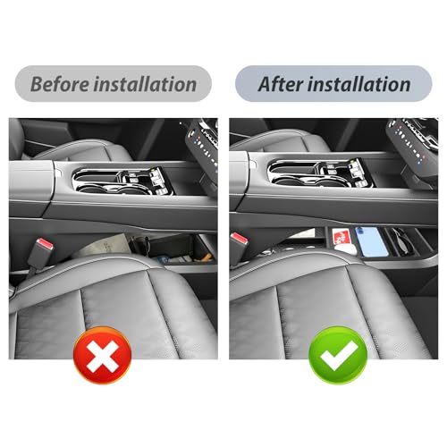 SKTU 2-Pack for 2025 2026 2027 Nissan Murano Center Console Organizer - color: 2025 -2027 Murano Lower Console Tray