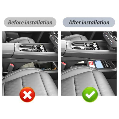 SKTU 2-Pack for 2025 2026 2027 Nissan Murano Center Console Organizer - color: 2025 -2027 Murano Lower Console Tray