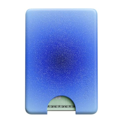 Casely MagWallet | Aura | Cobalt Clarity | Blue | Slim Wallet Card Holder | Compatible with MagSafe | Soft-Touch Hard Silicone | Holds Up to 3 Cards - color: Aura | Cobalt Clarity | Blue