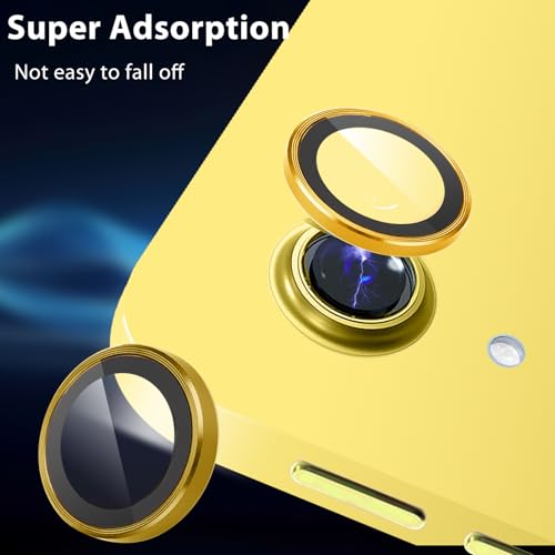 Zeking (2 Set for iPad 11 A16 2025 Camera Lens Protector, Scratch-Resistant HD Clarity Ultra-Thin 9H Tempered Glass with Aluminum Edging, Individual Metal Lens Cover(Gold) - color: Gold
