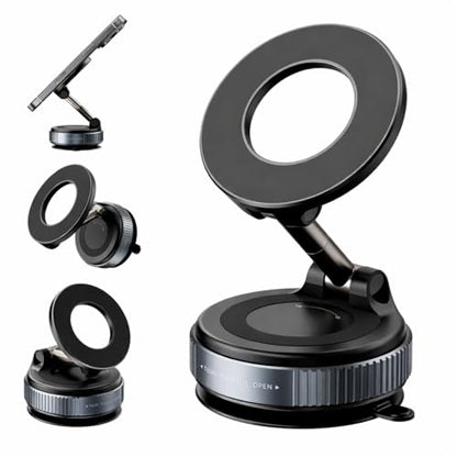360° Magnetic Phone Holder for Car, Strong Magnetic Dashboard & Air Vent Mount, (100lbs Strongest Suction) Universal Car Cell Phone Holder for iPhone, Samsung, Android, Motorola, xiaomi, Waterproof