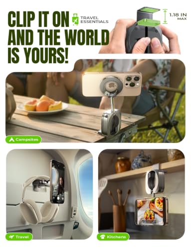 LISEN Airplane Travel Essentials for Flying Airplane Phone Holder for Desk - color: Black