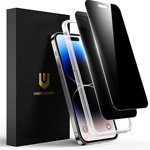 UNBREAKcable Privacy Screen Protector for iPhone 14 Pro, 2-Pack - size: iPhone 14 Pro