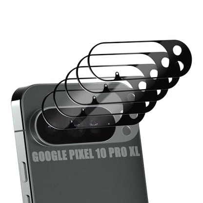 Orzero (5 Pack) Camera Lens Protector for Google Pixel 10 Pro XL, Protector de Cámera Tempered Glass 9H Precise Camera Cutouts Anti-Scratch Does Not Affect Night Shots and Flash - size: Google Pixel 10 Pro XL