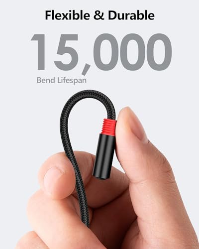 SUNGUY Right Angle USB C to A Cable 2Pack [1FT/0.3m] 18W Short 90 Degree USB 2.0 USB A to C Fast Charging Data Sync Cable Nylon Braided for iPhone 16 15 Pro/Pro Max/Plus Samsung Galaxy S24/S23, iPad - size: 1FT