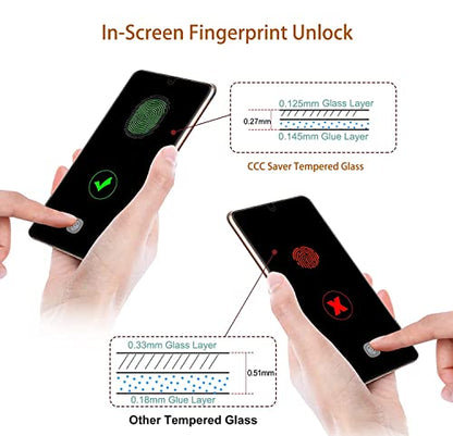 for [Samsung Galaxy S24 Ultra] Privacy Screen Protector Tempered Glass 6.8 Inch with Easy Installation Frame Tool, [Fingerprint Unlock], Anti Scratch, Anti Spy, Case Friendly - size: S24 Ultra