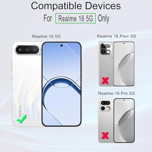 Ibywind for Realme 16 5G Screen Protector,2 Pack,9H Hardness Tempered Glass and Camera Lens Protector,with Alignment Frame,Full Coverage,Bubble Free,Fingerprint Unlock,Scratch Resistant - size: Realme 16 5G 6.57 inches