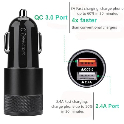 for Samsung Galaxy S26+ S26 S25 FE, Fast Car Charger Adapter with Type C
