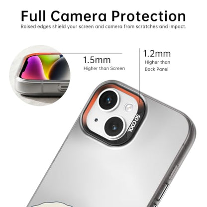for iPhone 13 Pro Case, TPU, Drop Protection, Waves | Matte Silver Back, Shockproof, Fade-resistant, Anti-yellow, Lens Protection, Precise Cutout, Slim grip, Waves - color: Waves, size: iPhone 13 Pro
