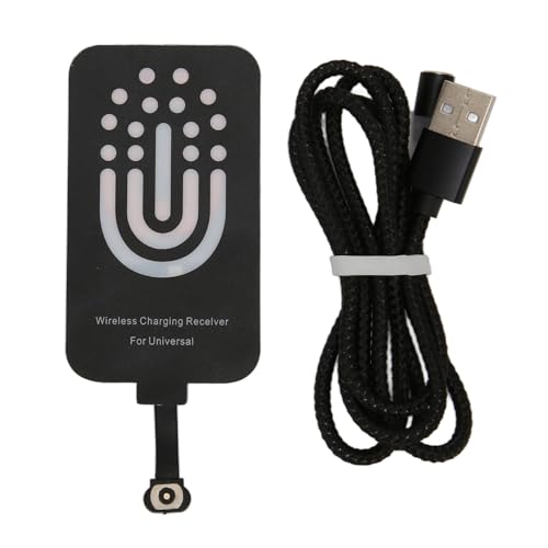 Type C Wireless Charging Receiver, Thin Magnetic Dual Purpose Charger Receiver, Charging Patch for All Type C Interface Cell Phones