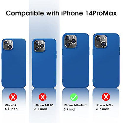 X-level Compatible iPhone 14 Pro max Case Slim Fit Ultra-Thin [Guardian Series] Soft TPU Matte Finish Coating Phone Cases Lightweight Anti-Scratch Back Cover Grip 6.7" (2022)-Blue - color: Blue, size: iPhone 14 Pro Max