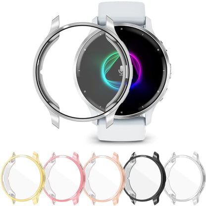 [5Pack] RICHONE Screen Protector Compatible with Venu 3S GPS Smartwatch 41mm Case for Garmin Venu 3S Cases Resist Scratched Full Covers Flexible TPU Screen Protectors - size: Venu 3S 41mm