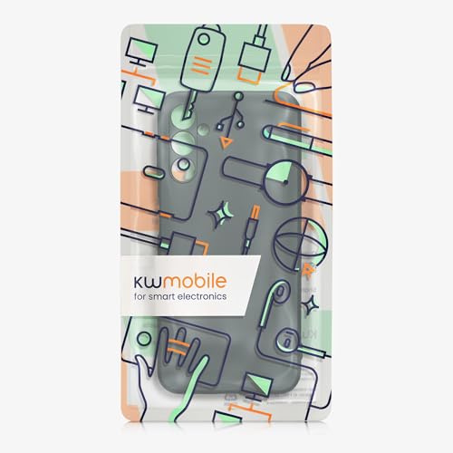 kwmobile Case Compatible with Samsung Galaxy A14 5G Case -Soft TPU Back Phone Cover - with Metallic Look - Metallic Teal - color: metallic teal, size: Galaxy A14 5G