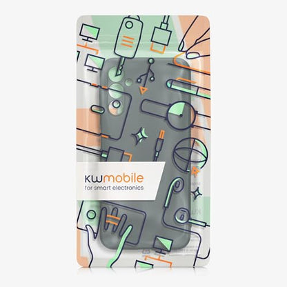 kwmobile Case Compatible with Samsung Galaxy A14 5G Case -Soft TPU Back Phone Cover - with Metallic Look - Metallic Teal - color: metallic teal, size: Galaxy A14 5G