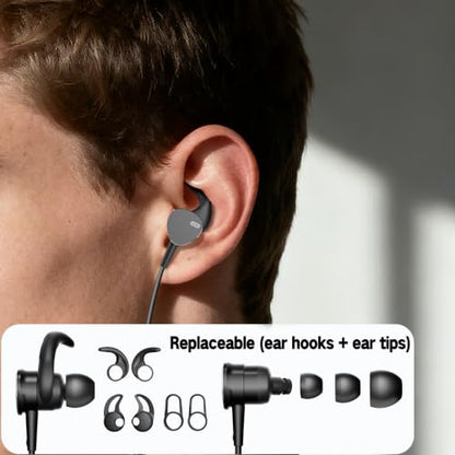 Wired Headphones Deep Bass with Noise-Canceling Mic Earphones In-Ear