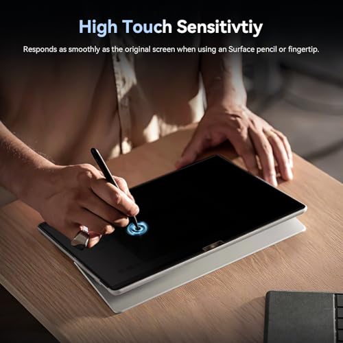 Privacy Filter Compatible with Microsoft Surface Pro 7 Plus/Pro 7/Pro 6/Pro 5/Pro 4/Pro 3, Easy On/Off 12.3 Inch Removable Anti Spy Glare Blue Light Privacy Screen - size: 12.3 inch Surface