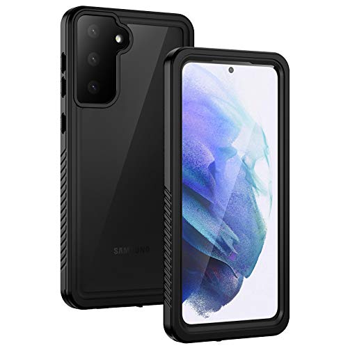 Lanhiem for Samsung Galaxy S21 Case, IP68 Waterproof Dustproof Case with Built-in Screen Protector, Rugged Full Body Shockproof Protective Phone Cover for Galaxy S21 5G 6.2 Inch, Black - size: for Galaxy S21