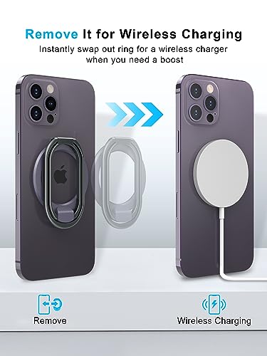 SUPERONE Mag Safe Phone Stand, Adjustable Magnetic Phone Grip & Kickstand - color: Purple