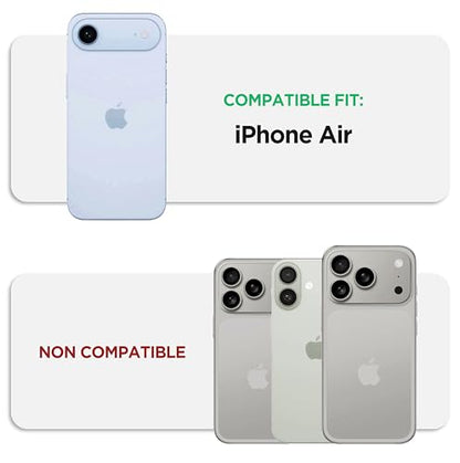 Encased Waterproof Case for iPhone Air with Belt Clip - IP-68 Full-Body Protection with Camera Control Button and Port Covers [Military Grade] (Compatible with MagSafe) - size: iPhone Air
