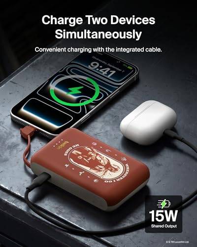 Belkin Disney Mandalorian and Grogu 10000mAh 20W USB C Power Bank Charger - color: Star Wars, style: 10K mAh
