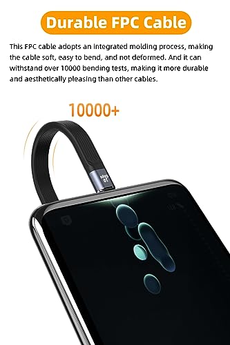 AreMe 10Gbps USB to USB C Short Cable, 5.3 inch