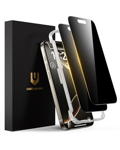 UNBREAKcable Privacy Screen Protector for iPhone 16 Pro Max, 2-Pack - size: iPhone 16 Pro Max