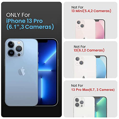 FireNova Designed for iPhone 13 Pro Case, Silicone Upgraded [Camera Protection] Phone Case, Soft Anti-Scratch Microfiber Lining Inside, 6.1 inch, Black - color: Black, size: Iphone 13 Pro