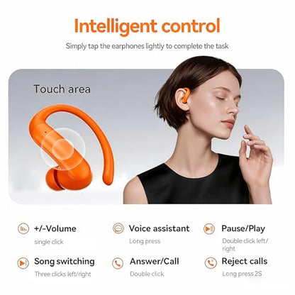 Earbuds (Orange) - color: Orange