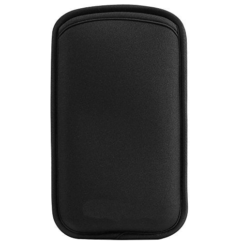 2 Pieces Neoprene Cell Phone Sleeve Case Pouch for iPhone Air 17 Pro Max 16 15 Pro Max Samsung Galaxy S26 Ultra S25 Ultra S24 FE A15 A17 A16 A25 A35 A26 A36 Black Universal, Slim, Shock Proof