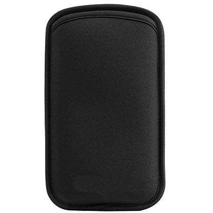 2 Pieces Neoprene Cell Phone Sleeve Case Pouch for iPhone Air 17 Pro Max 16 15 Pro Max Samsung Galaxy S26 Ultra S25 Ultra S24 FE A15 A17 A16 A25 A35 A26 A36 Black Universal, Slim, Shock Proof