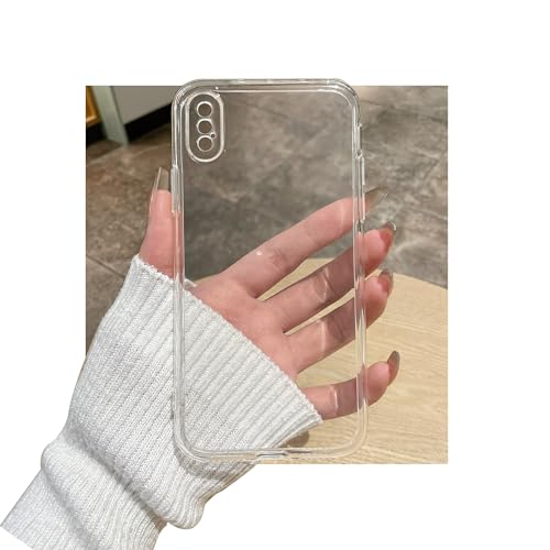 Clear Case for iPhone X case.Soft Phone Cover Slim Light Full Protection Shockproof (Clear, for iPhone X) - size: For iPhone X